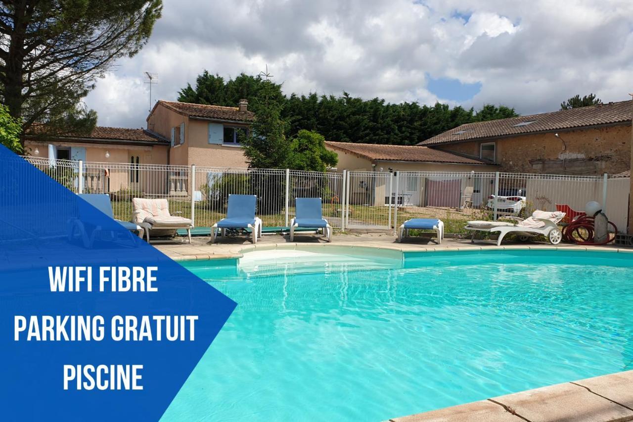 Bel Appartement T2 Climatise Avec Piscine Poitiers-Futuroscope-Creps De Poitiers Vouneuil-sous-Biard Zewnętrze zdjęcie