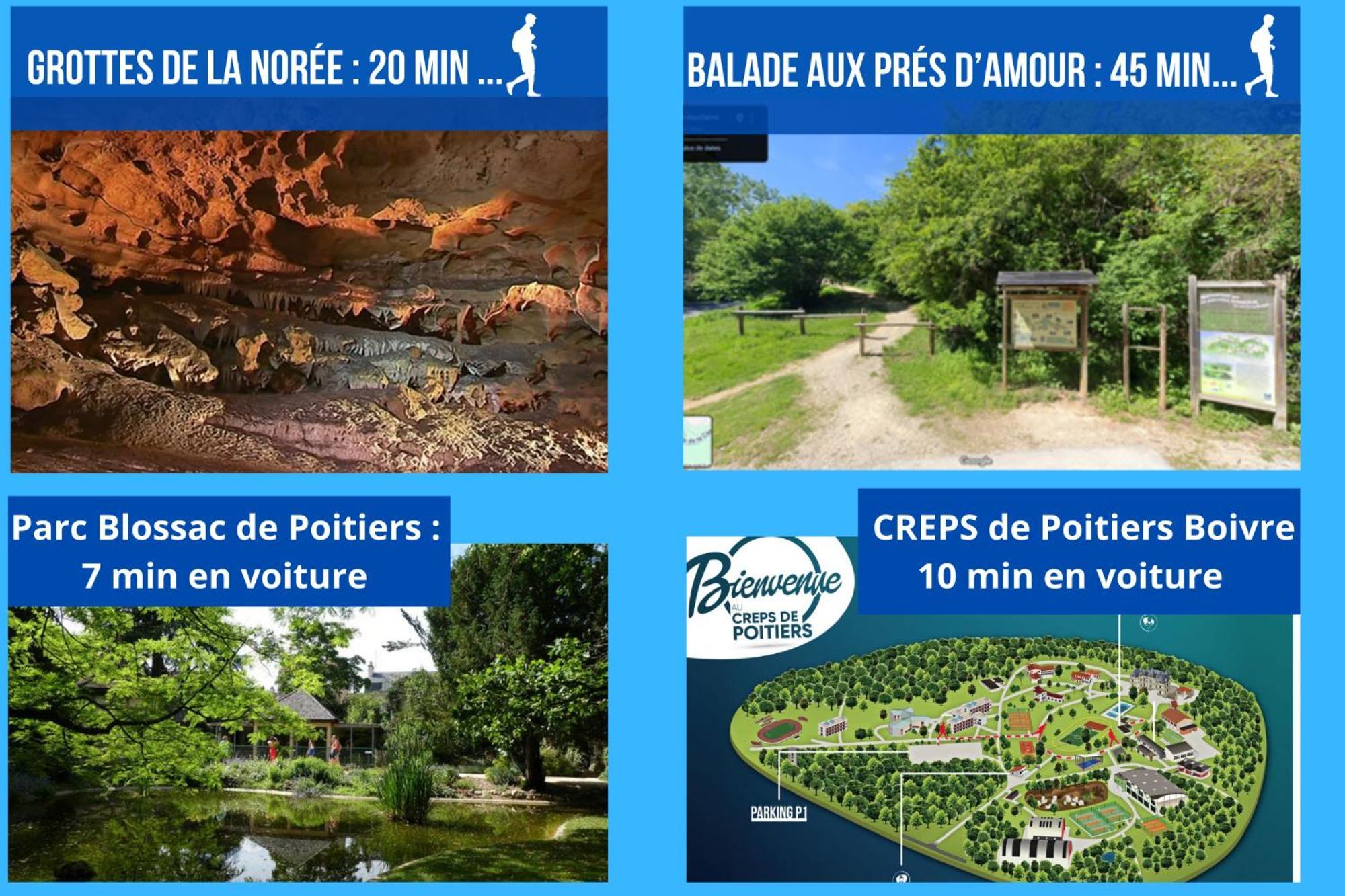 Bel Appartement T2 Climatise Avec Piscine Poitiers-Futuroscope-Creps De Poitiers Vouneuil-sous-Biard Zewnętrze zdjęcie